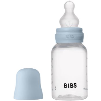 BIBS Anti-Colic Baby Bottle Silicone biberon anticolici cu suzetă din silicon - imagine 3
